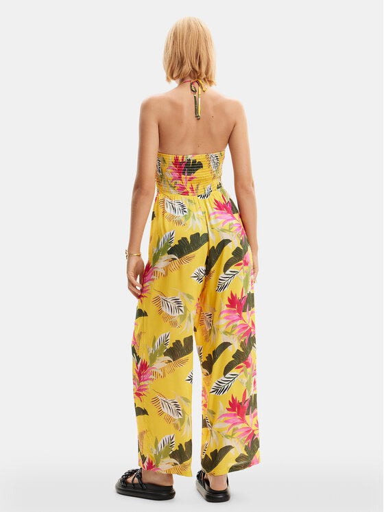 Desigual Desigual Overal Tropical Party 24SWMW22 Barevná Relaxed Fit