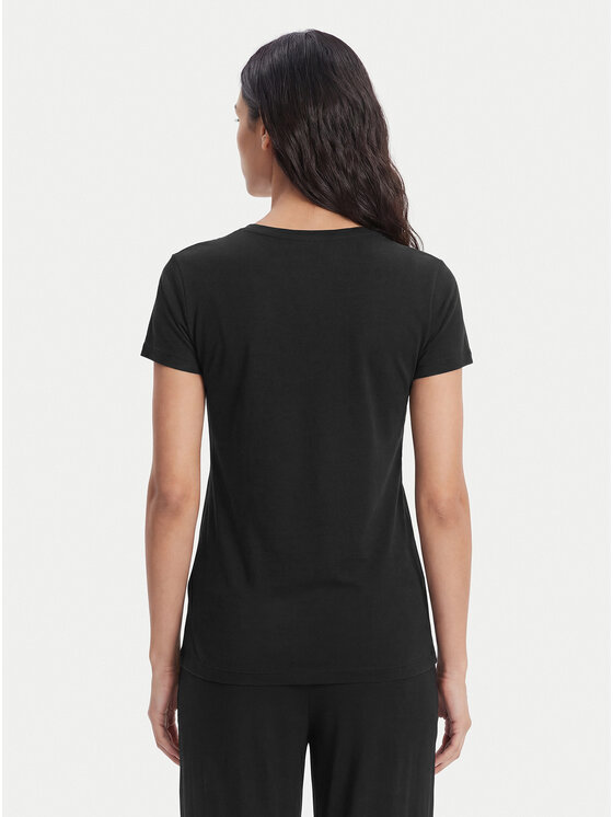 Emporio Armani Emporio Armani Tričko EW000408 AF19024 UC001 Čierna Regular Fit