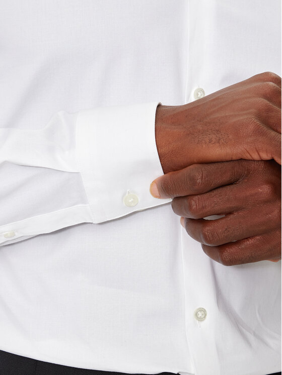 HUGO Hugo Camicia Ermo 50490712 Bianco Regular Fit