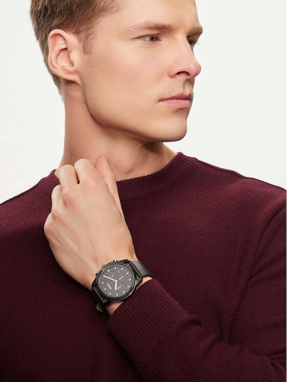 BOSS Boss Laikrodis 1514003 Juoda