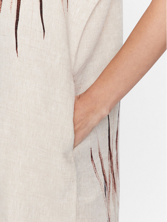 Tatuum Tatuum Vestito da giorno Owerti T2309.193 Beige Regular Fit