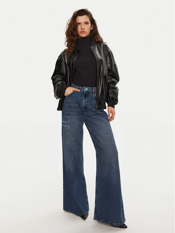 One Teaspoon One Teaspoon Traperice 26644 Plava Wide Leg