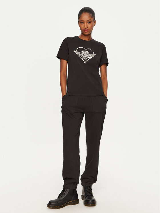 Aeronautica Militare Aeronautica Militare T-krekls 242TS2351DJ657 Melns Regular Fit