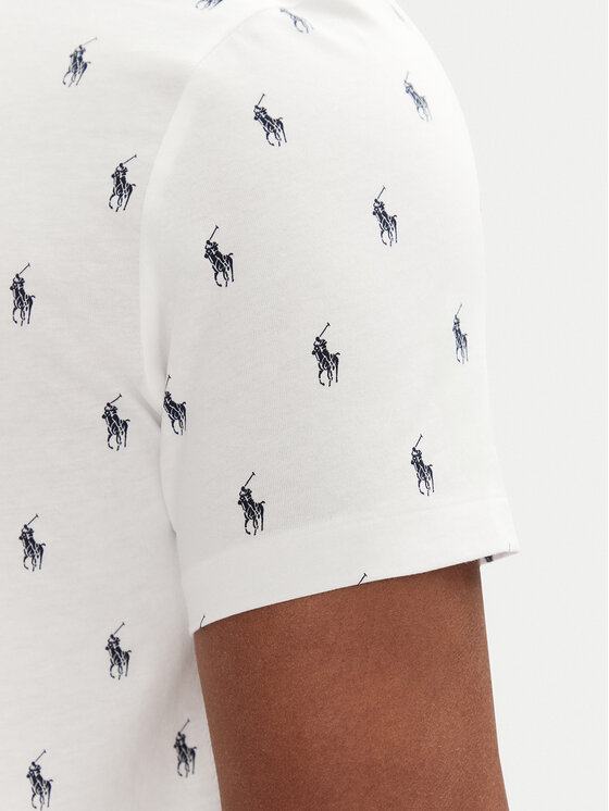 Polo Ralph Lauren Polo Ralph Lauren T-Shirt 714899612001 Biały Regular Fit