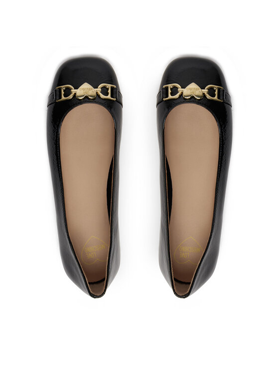 LOVE MOSCHINO LOVE MOSCHINO Balerina JA11011G1MII0000 Fekete