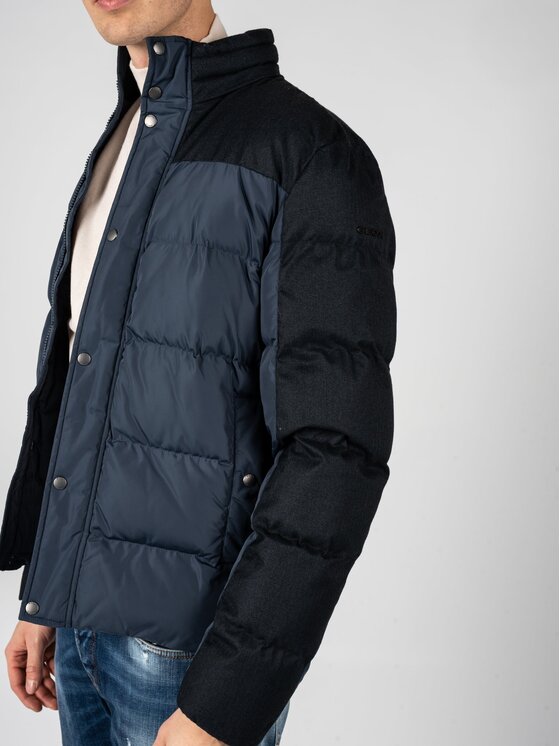 Geox Geox Μπουφάν μεταβατικό M2629A TC160 Μπλε Regular Fit