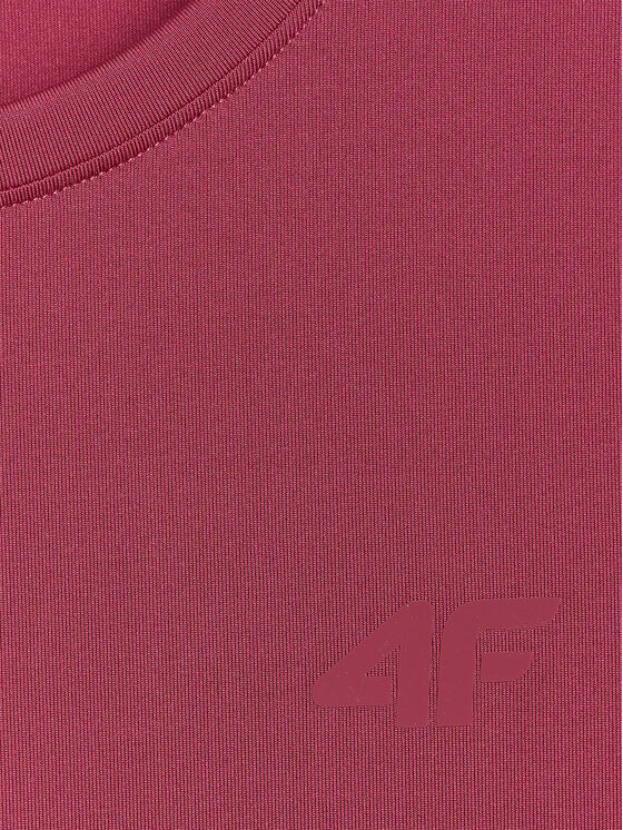 4F 4F Koszulka techniczna MULTI ACTIVE Bordowy Regular Fit