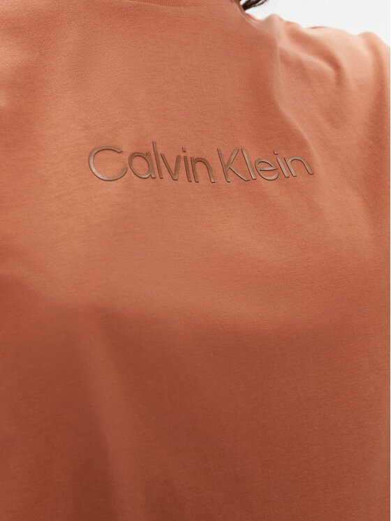 Calvin Klein Calvin Klein Тишърт Hero Logo K20K205448 Кафяв Regular Fit