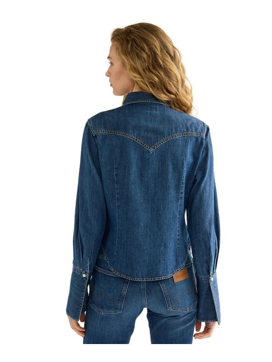 Wrangler Wrangler Koszula 112386775 Niebieski Regular Fit