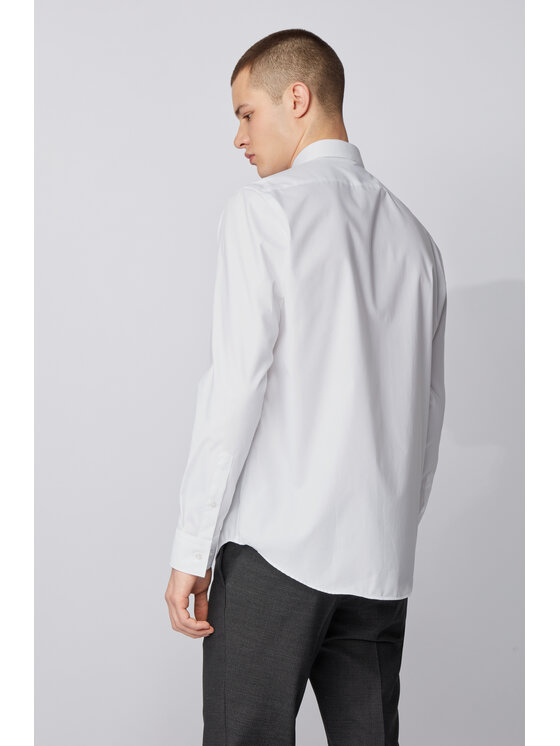 BOSS Boss Koszula Eliott 50416086 Biały Regular Fit