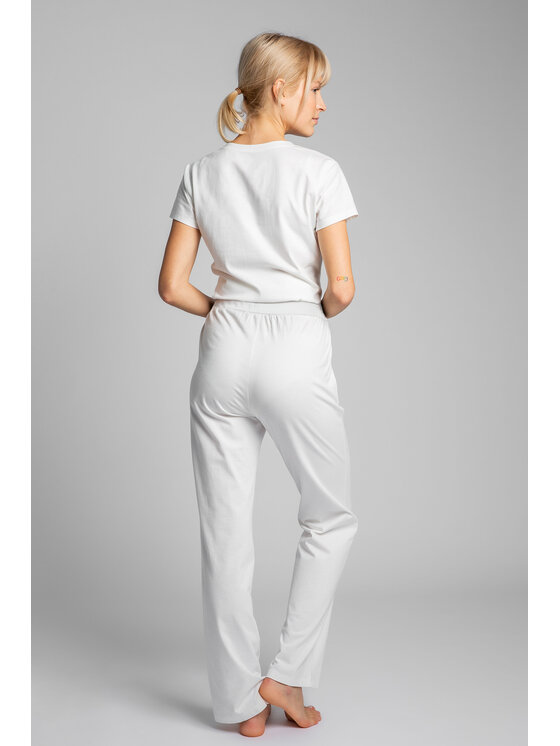 LaLupa LaLupa Piżama LA141 Écru Comfort Fit
