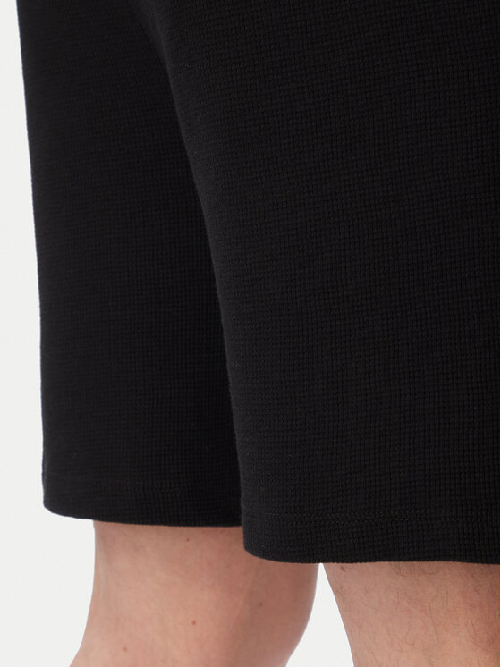 BOSS BOSS Спортни шорти Waffle 50535884 Черен Regular Fit