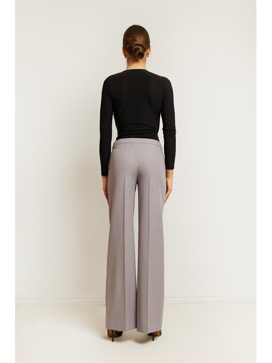 Stylove Stylove Spodnie materiałowe S311 Szary Regular Fit
