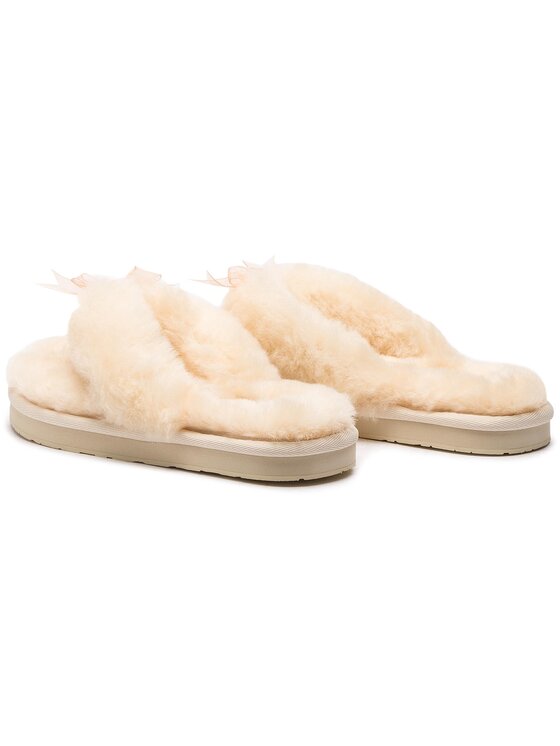 Ugg Ugg Пантофи W Fluff Flip Flop III 1100250 Жълт