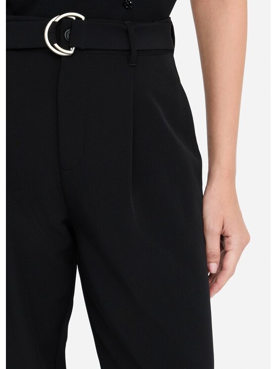 Liu Jo Liu Jo Pantaloni di tessuto MF5266TS89622222 Nero Carrot Fit