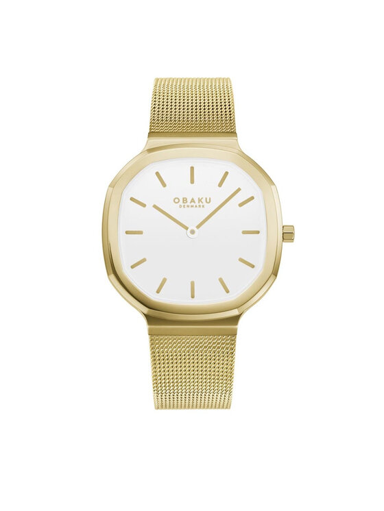 Obaku Obaku Hodinky V253LXGWMG Zlatá