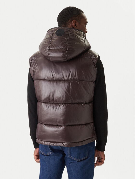 Save The Duck Save The Duck Жилет D80296M LOVE21 Коричневий Regular Fit