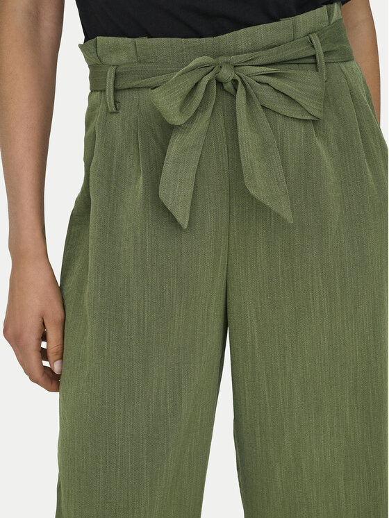 ONLY ONLY Штани з тканини Marsa 15269628 Зелений Flared Fit
