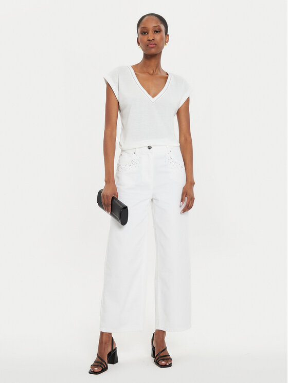 Morgan Morgan Tricou 242-DAYA Alb Regular Fit