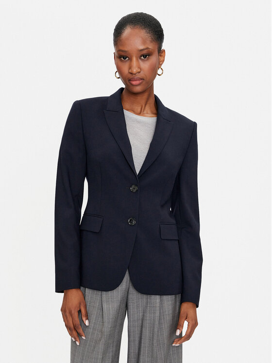 BOSS Boss Sakoi Juleah1 50514069 Tamnoplava Slim Fit