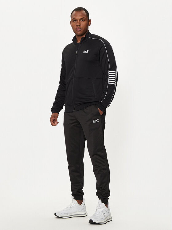 EA7 Emporio Armani EA7 Emporio Armani Pulóver 6DPM07 PJ16Z 1200 Fekete Regular Fit