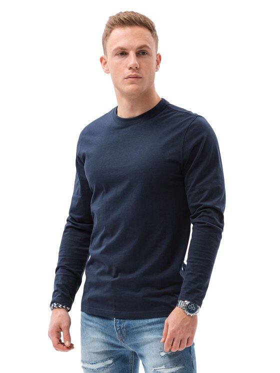 Ombre Ombre Sada 2 ks longsleeves Z43 Zelená Regular Fit