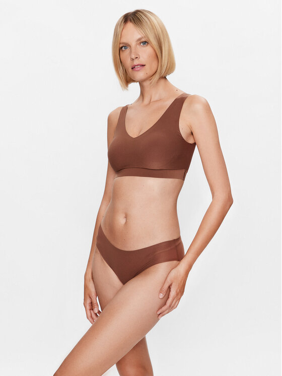 Chantelle Chantelle Top nedrček Soft Stretch C16A10 Rjava