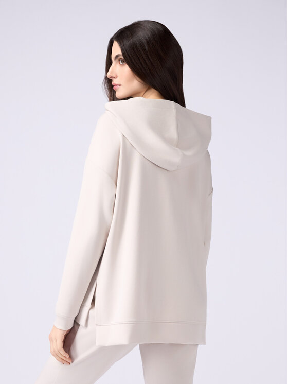 Oltre Oltre Felpa G913J003951N002 Écru Regular Fit