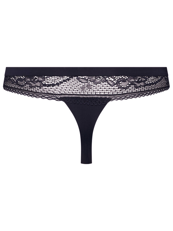 Tommy Hilfiger Tommy Hilfiger Stringtanga UW0UW02473 Dunkelblau
