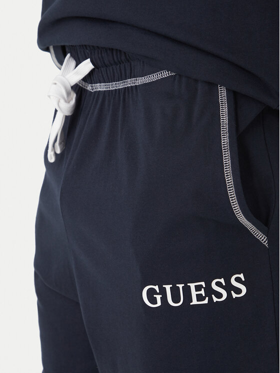 Guess Guess Piżama U6GX03 KCAM1 Granatowy Regular Fit