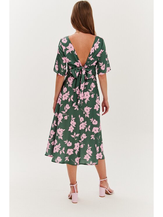 NAOKO NAOKO Každodenní šaty Verde Ragazza Zelená Regular Fit