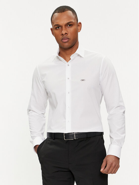 Michael Kors Michael Kors Srajca MK0DS01288 Bela Slim Fit