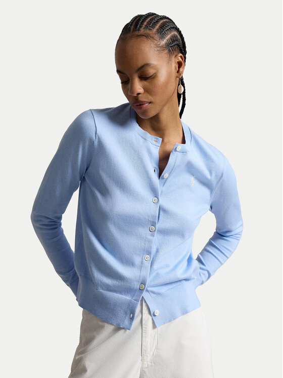 Polo Ralph Lauren Polo Ralph Lauren Кардиган 211971871504 Світло-синій Slim Fit