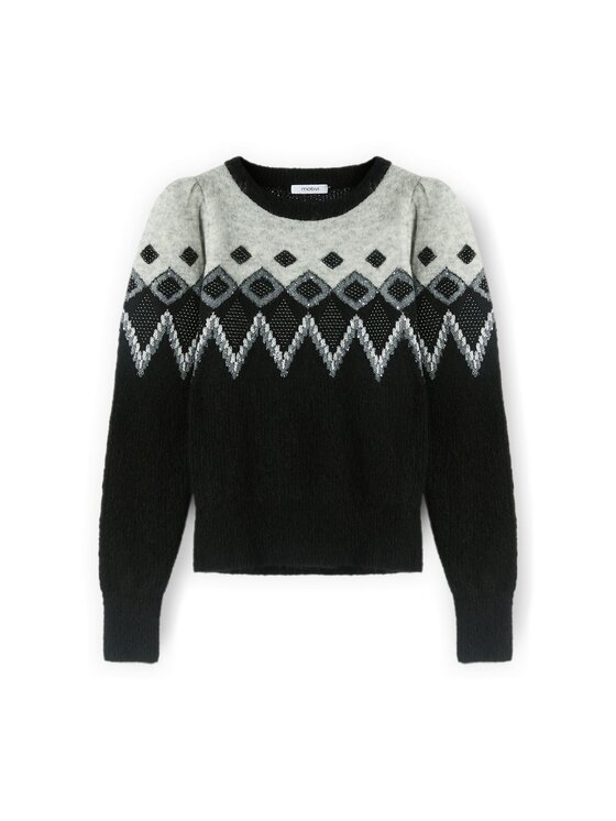 Motivi Motivi Maglione M017W103734N0S1 Nero Regular Fit