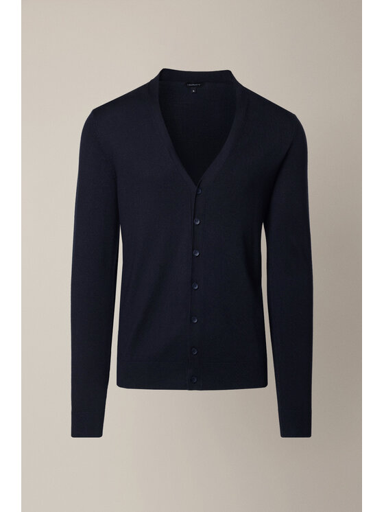 Lancerto Lancerto Kardigan Elva SW073225000046 Granatowy Regular Fit