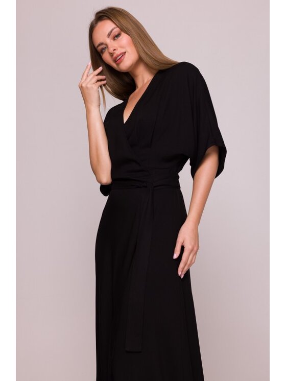 Stylove Stylove Sukienka letnia S406 Czarny Beachy Fit