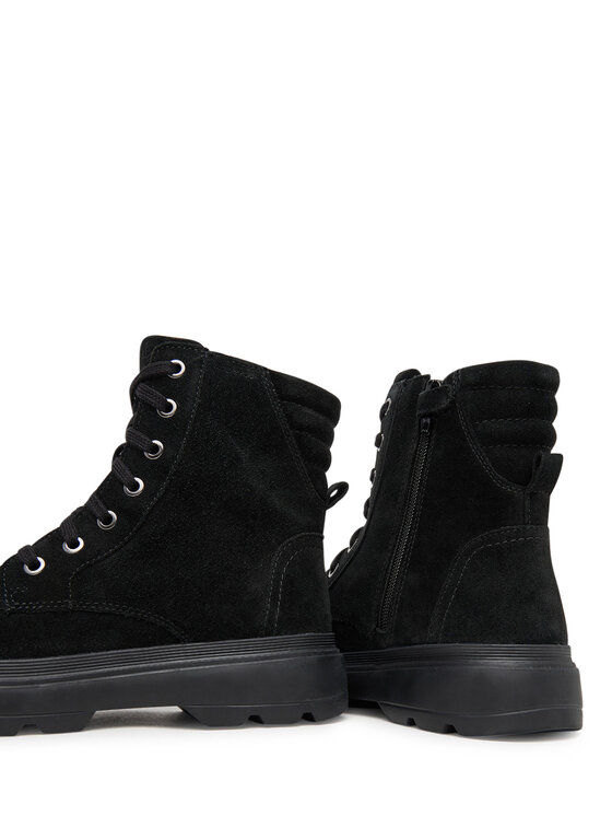 Geox Geox Polokozačky J Kiddartah Wpf J56NDA 00022 C9999 D Černá