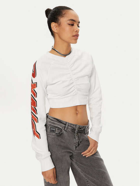 PINKO PINKO Sweatshirt 103259 A1QG Weiß Regular Fit