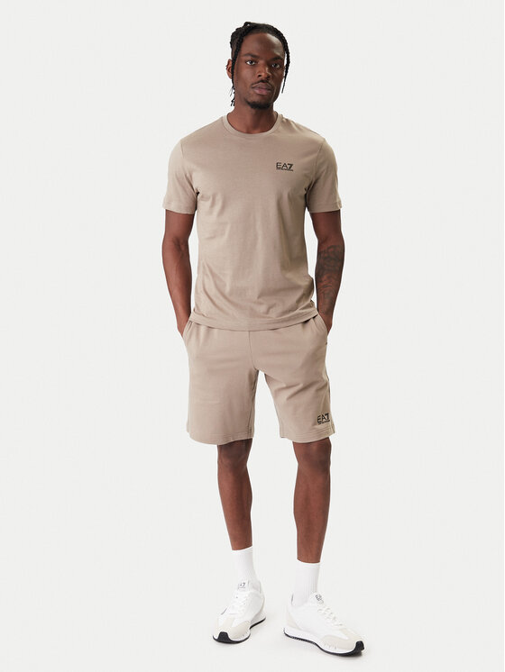 EA7 Emporio Armani EA7 Emporio Armani T-Shirt 8NPT25 PJVPZ U6167 Béžová Regular Fit