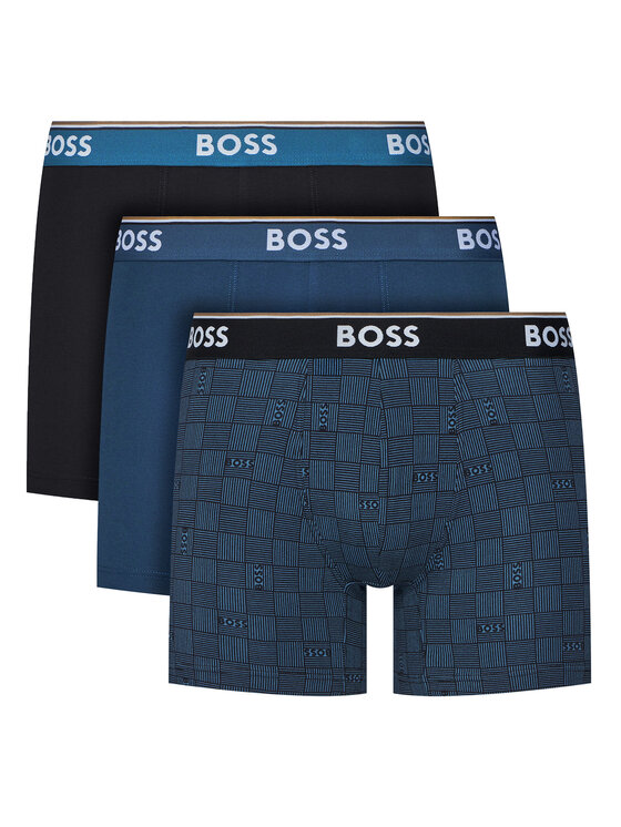BOSS Komplet 3 par bokserek 50531685 Niebieski