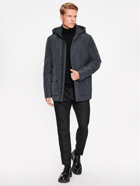 Geox Geox Μπουφάν χειμωνιάτικο Walee M3620M T2941F 1624 Σκούρο μπλε Regular Fit