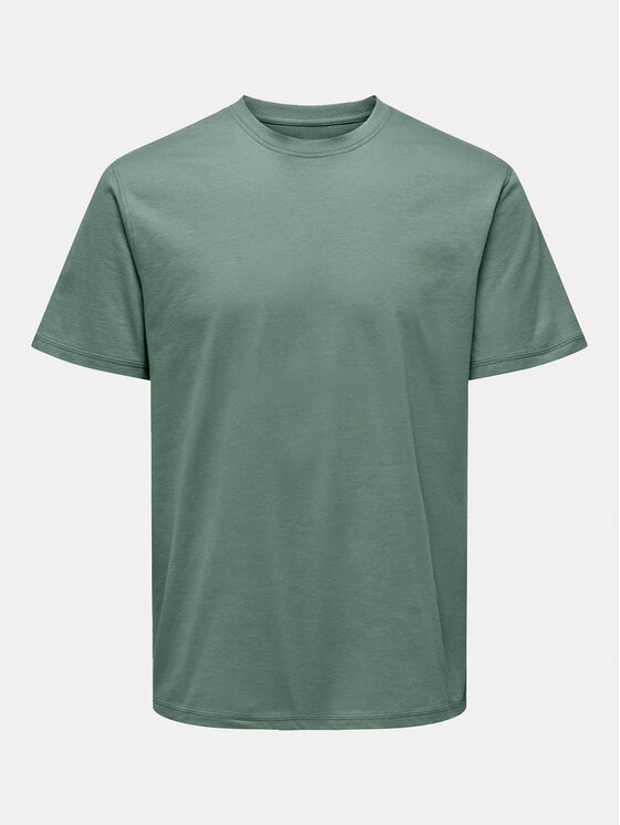 Only & Sons Only & Sons T-Shirt 22025208 Zielony Regular Fit