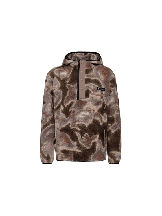 Columbia Columbia Polar Helvetia II Printed Fleece Hoodie 2090881254 Beżowy Regular Fit