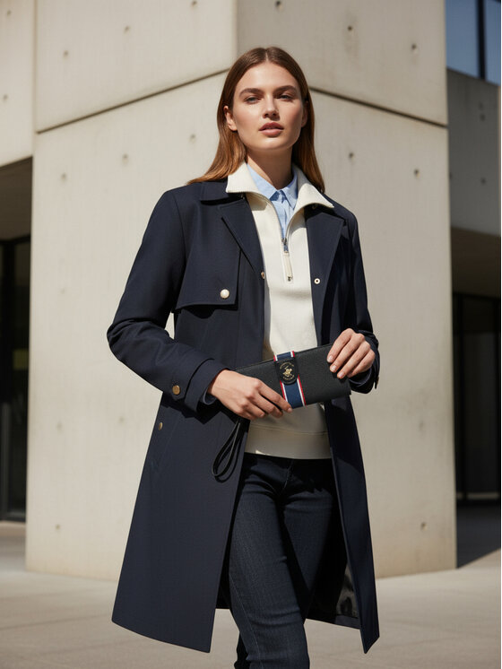 Beverly Hills Polo Club Beverly Hills Polo Club Портфейл CEO-BHPC-W1-006-AW25 Черен