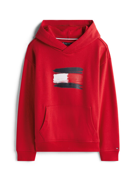 Tommy Hilfiger Tommy Hilfiger Pluus Flag KB0KB10112 Punane Regular Fit