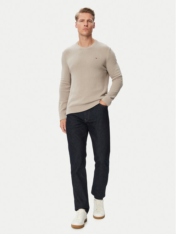 Tommy Jeans Tommy Jeans Svetr DM0DM21787 Světle šedá Regular Fit