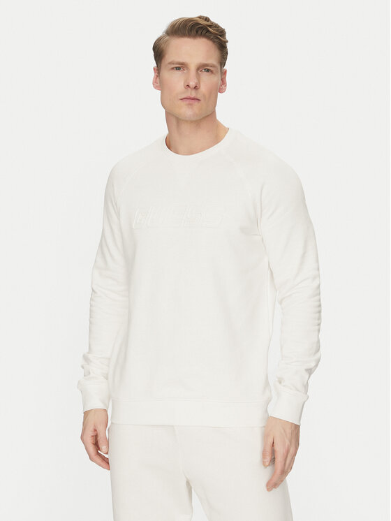 Guess Guess Felpa Z4YQ16 KAIJ1 Écru Regular Fit