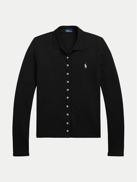 Polo Ralph Lauren Polo Ralph Lauren Риза 211941176002 Черен Slim Fit