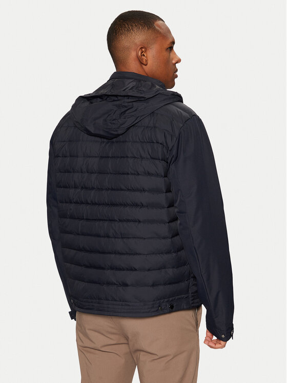 Tommy Hilfiger Tommy Hilfiger Kurtka przejściowa MW0MW37689 Granatowy Regular Fit