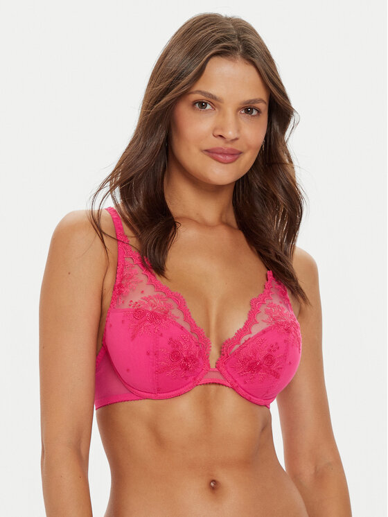 Push-up-BH Simone Pérèle, Größe 75C Rosa Intrigue 1E2347